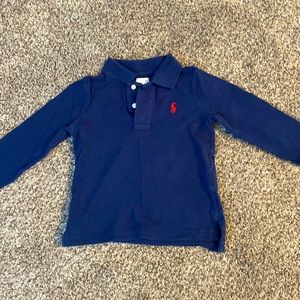 Polo by Ralph Lauren Navy Long Sleeve Polo